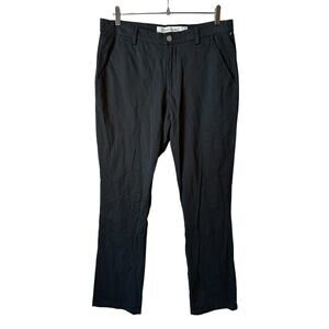 Coastaoro New Men's Trouser Pants Black 31 Mid Rise Business Career Minimalist